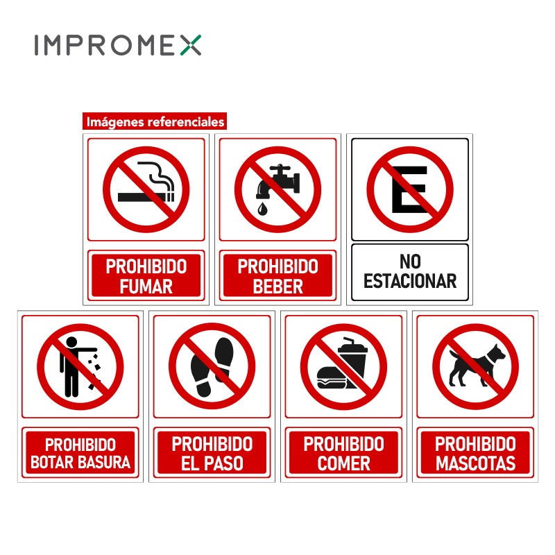 Señaléticas de prohibición