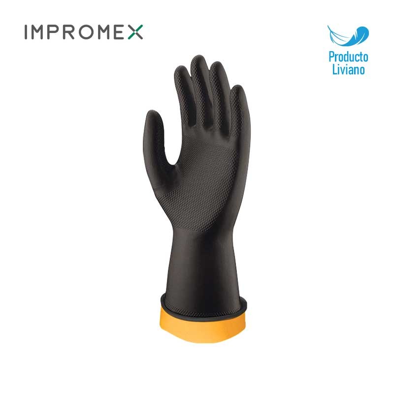 Guantes de látex bicolor calibre 25