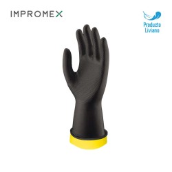 Guantes de látex bicolor...