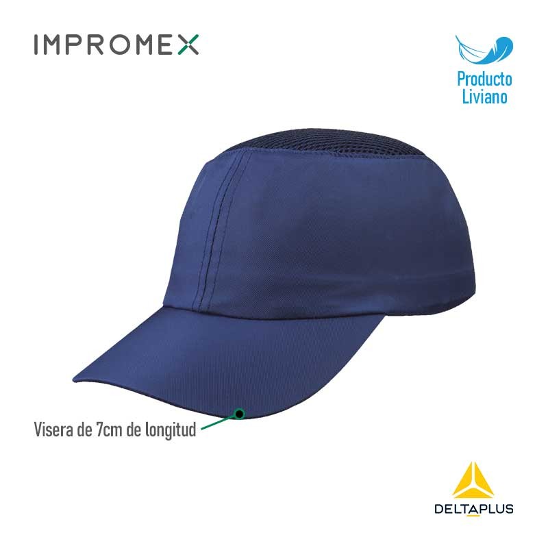 Gorra Textil con Casquete Delta Plus