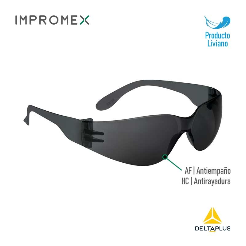 Impromex Gafas de Seguridad de Policarbonato Delta Plus Eslingar BRAV 2IN