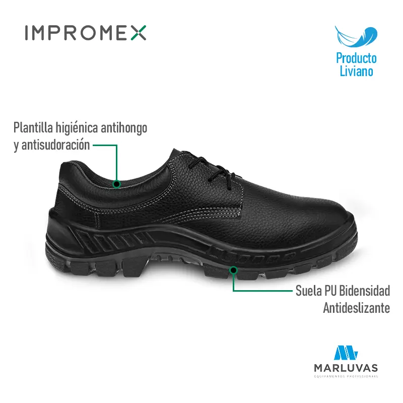 Zapato de Seguridad Antideslizante Marluvas - Imagen 2