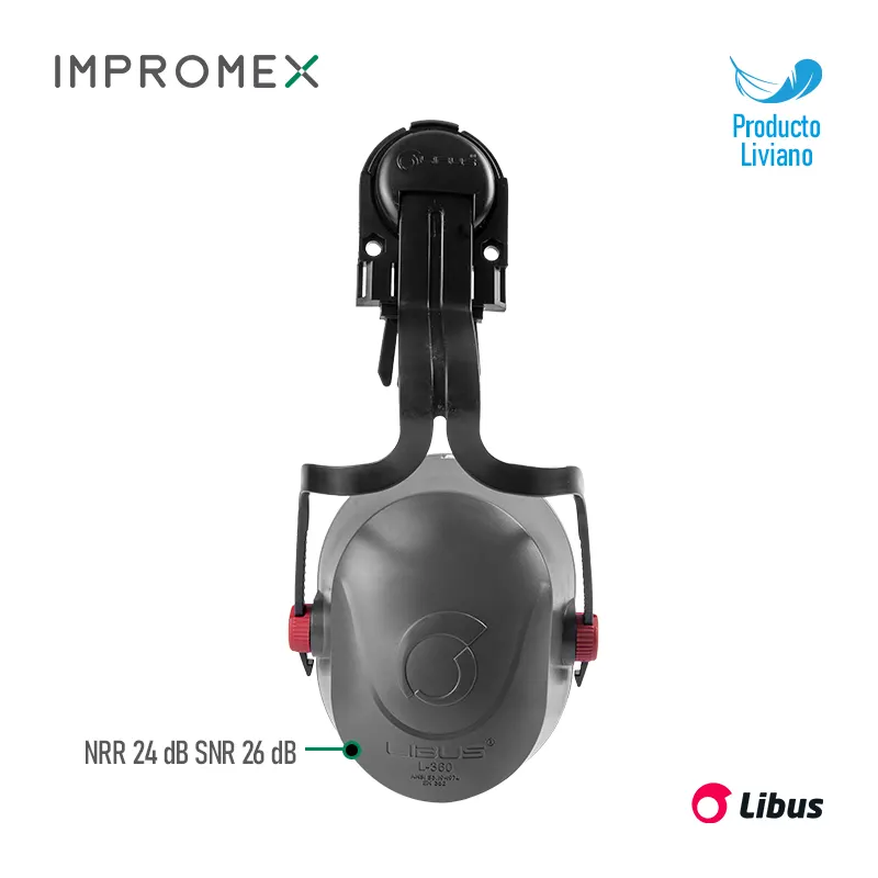 Orejeras L-360 para Casco Full Brim Libus - Imagen 3