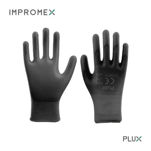 Guante de nylon con recubrimiento de poliuretano en palma | Plux