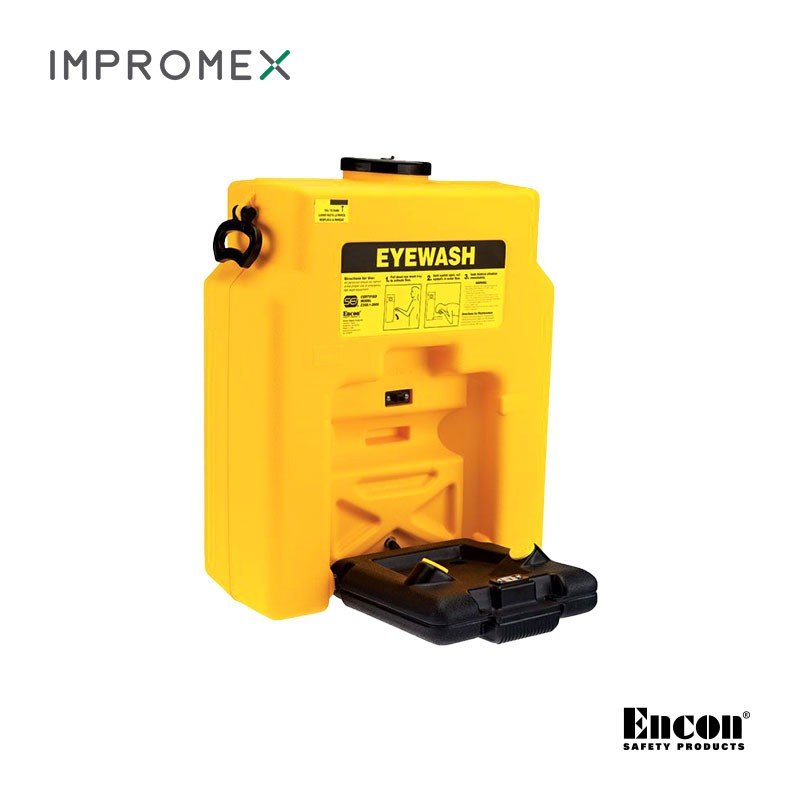 Lavaojos de gravedad portátil de 14 galones