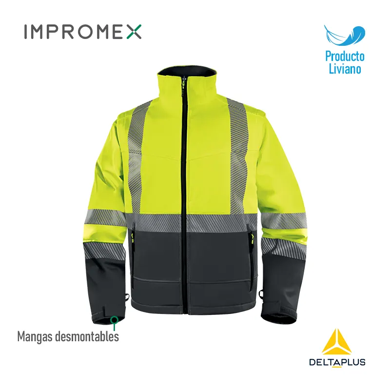 Chaqueta 2 en 1 con mangas desmontables Delta Plus