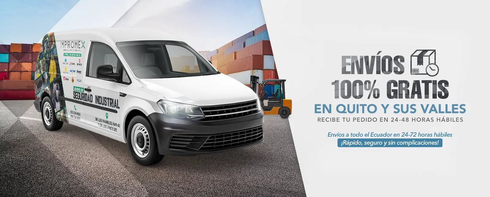 Envíos gratis en Quito y sus valles, entrega en 24 a 48 horas — Impromex